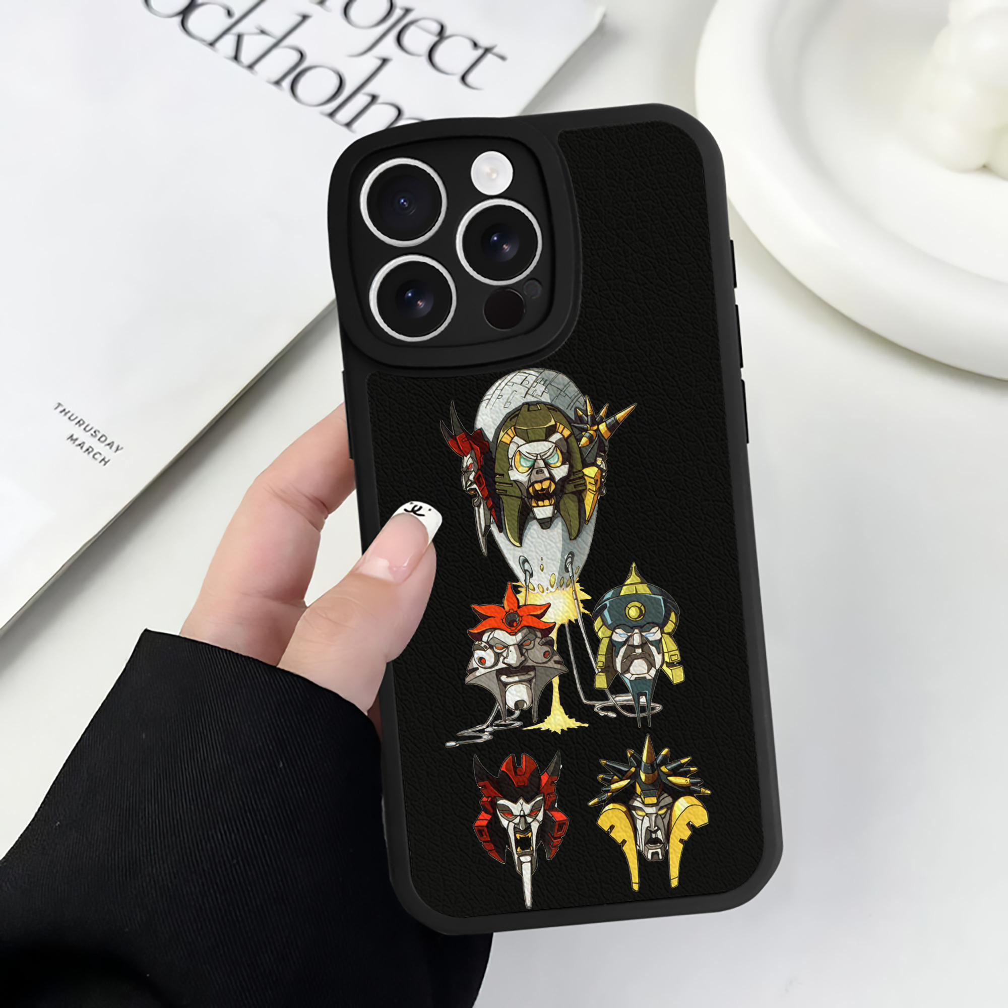 （画像用）  【iPhone 16シリーズ対応】シリコンスマホケース（レザー調） 材質：シリコン